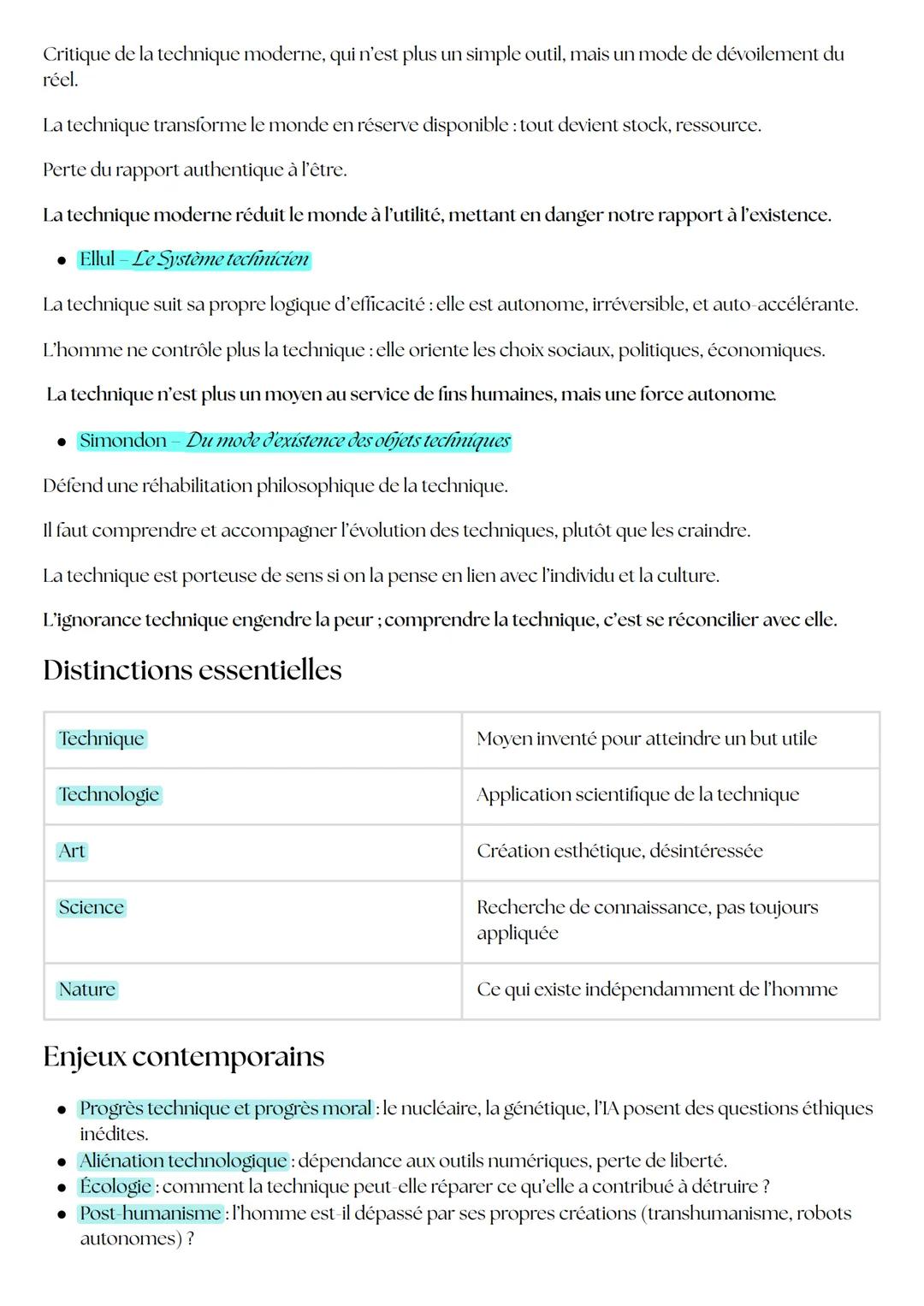 Technique
• (grec techne) savoir-faire ou une méthode en vue d'un résultat utile. C'est l'ensemble des
procédés, outils et moyens inventés p
