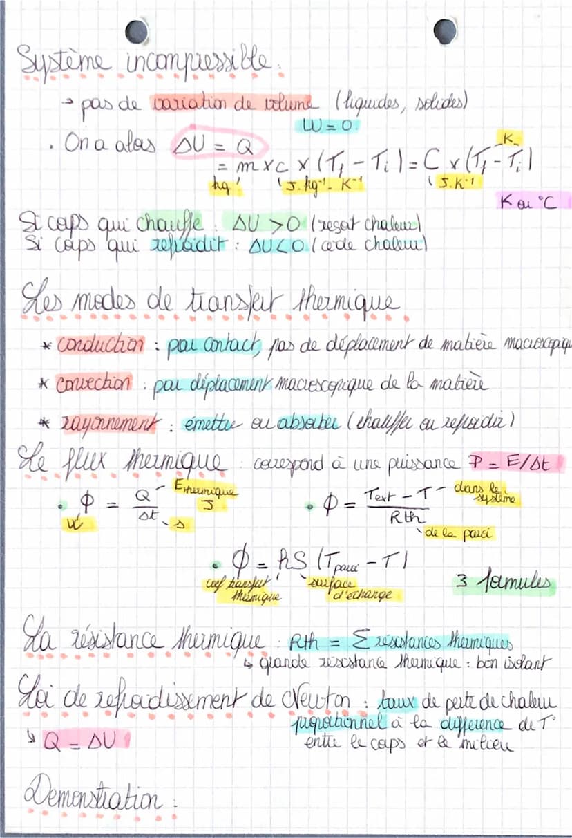 phyingu chime Chapitie 10
-
La thermodynamique échanges thermiques entre systimes
6
contenant un grand membre de molécules
transformation én
