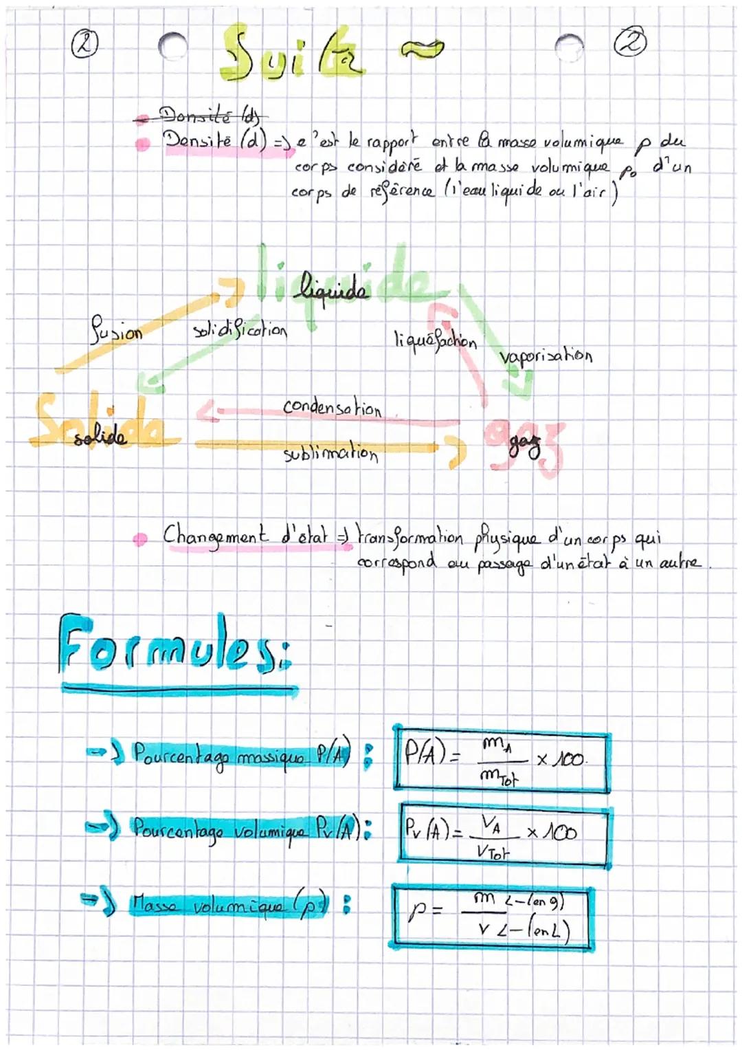 @
• "DRysique-Chimia: @
corps purs & malanges
Définirions:
• Corps pur =) constitue d'une seule espace chimique.
• Mélange constitué de plus