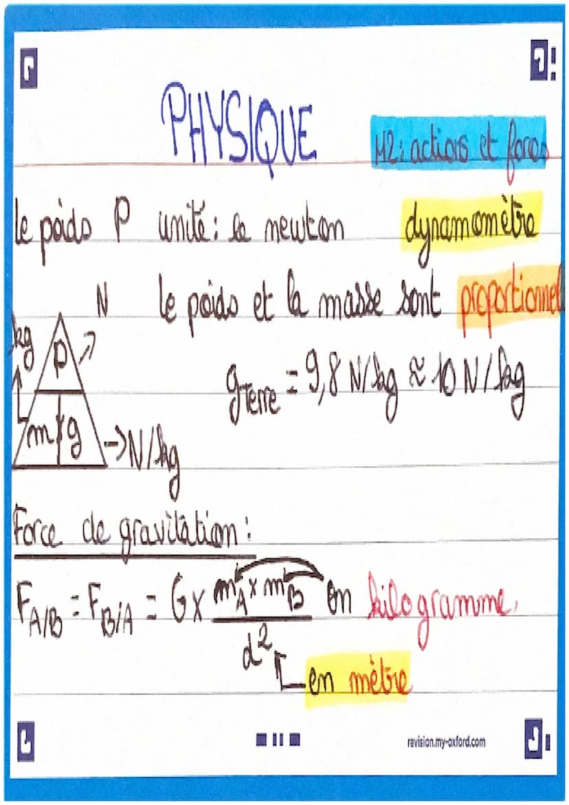 h
Actions et forces.
Une action mécanique peut mettre en mouvement
un objet, modifier sa trajectoire et / ou sa
vitesse et déformer cet obje