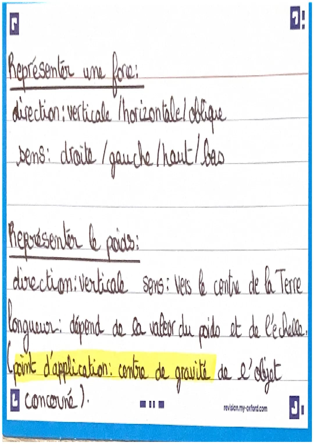 h
Actions et forces.
Une action mécanique peut mettre en mouvement
un objet, modifier sa trajectoire et / ou sa
vitesse et déformer cet obje