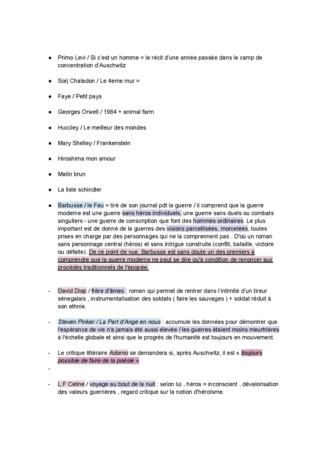 HLP HISTOIRE ET VIOLENCE RÉFERENCES 