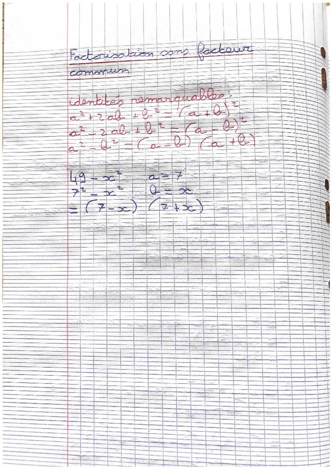 mathématiques révisions ?
Factorisations
Expression factorisés
A=(206+1) (1+2c) Factorisée
B = (ac+3)=(1-3 x) mon factorisée
C = x +15)² = (