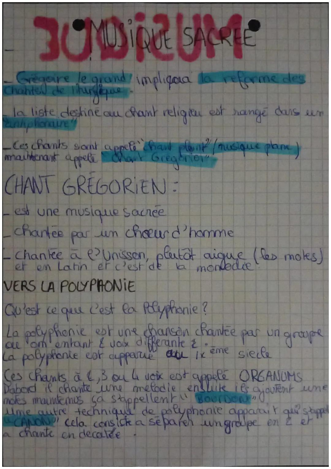 MUSIQUE
:
Moyem-âge du V au XV° siède (de 476 au 1492)
Remaissance : Totalité du XVI siede (de Juane)
Moyen-âge & type de musique:
Husique s