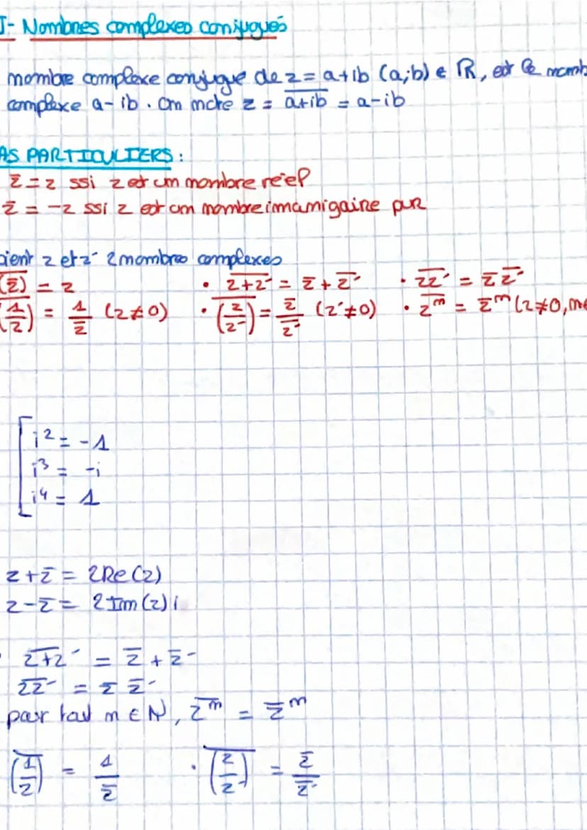 I-forme algebnique d'un mombre complexe.
z=atiba adbson't (mombres reefs, & as lemomble i vergie
1²2=-1
arib-game algebrique du complexe z
a