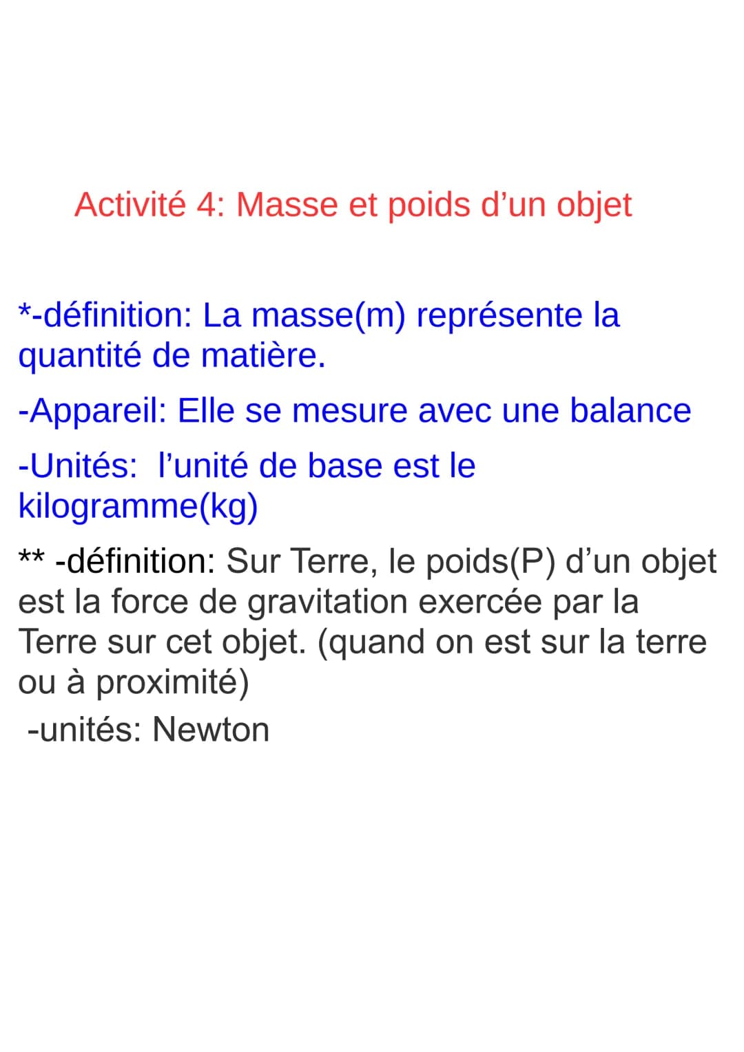 C3: La gravitation universelle; Masse et poids
problématique:
-Comprendre la loi de la gravitation universelle. -Distinguer masse et poids
d