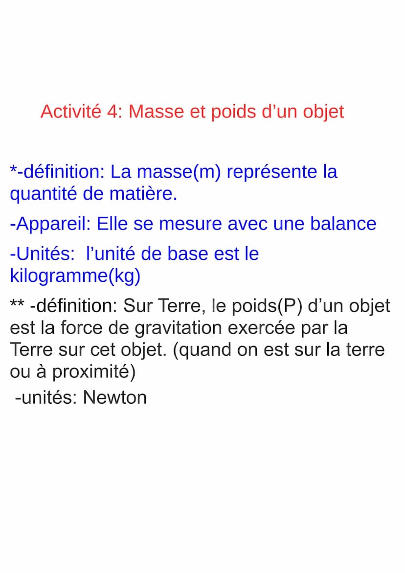 C3: La gravitation universelle; Masse et poids
problématique:
-Comprendre la loi de la gravitation universelle. -Distinguer masse et poids
d