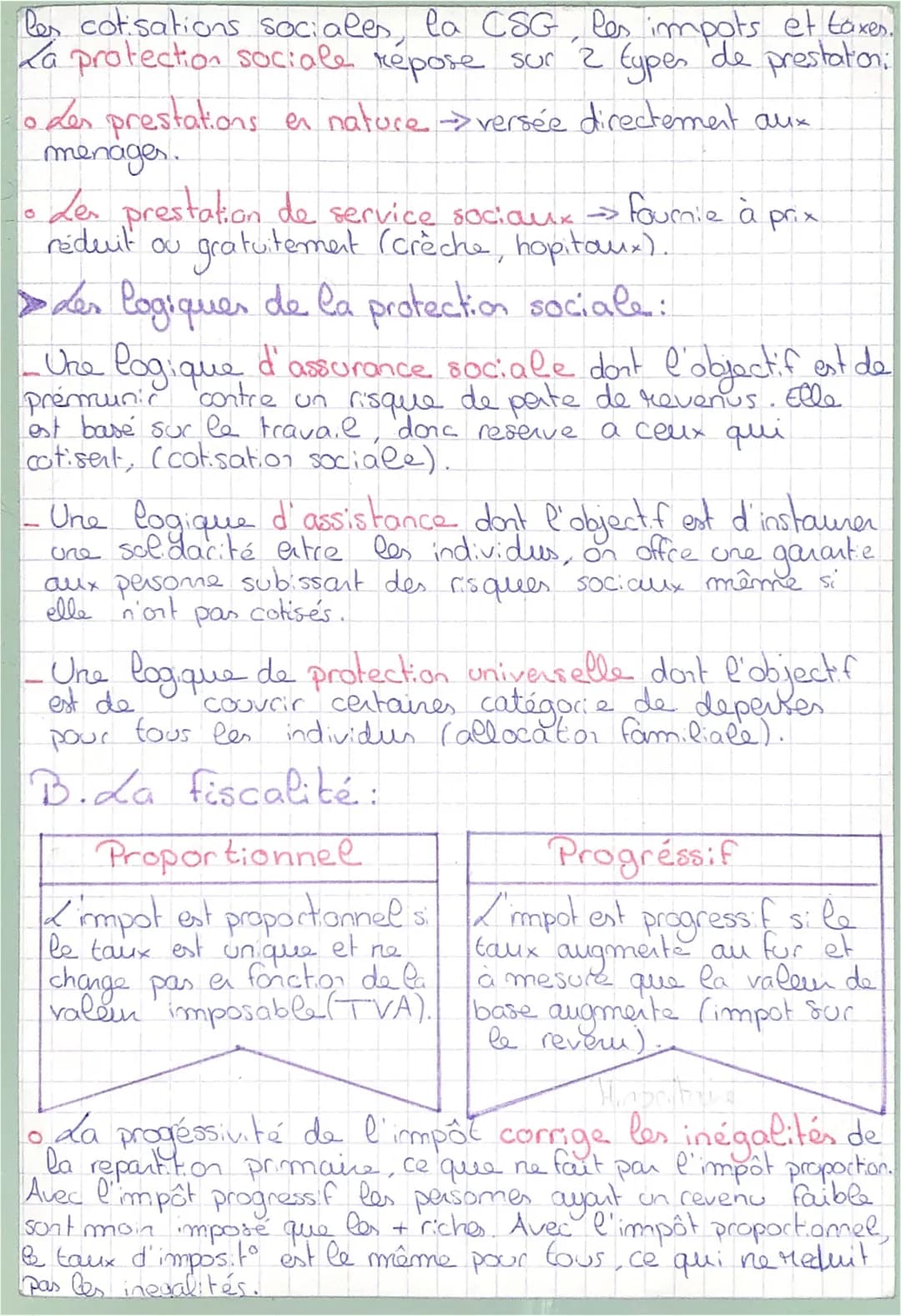 Economie
Chap 4
I Les politiques sociales: t
1. Les inégalités socio - economique:
il existe 2 types d'inégalités:
•Les inégalités économiqu