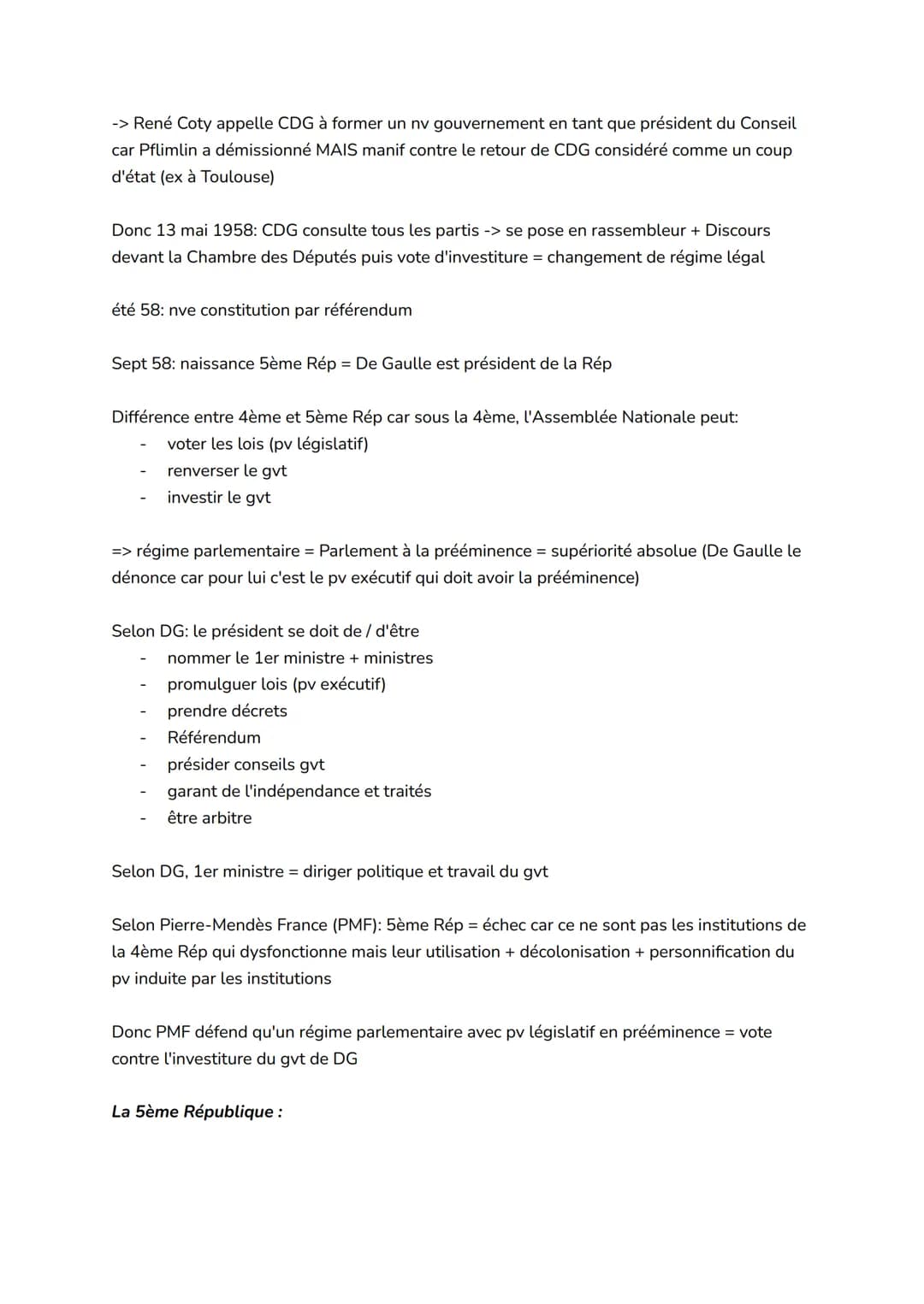Chapitre EMC: Comprendre la démocratie : la Vème République
Définitions :
République parlementaire: régime politique fondé sur la collaborat