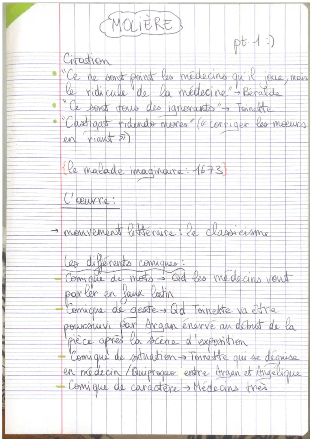 MOLIERE
pt. 4=)
Citation
"Ce ne sont point les médecins qu'il joue, mais
le ridicule de la médecine" Béraldo
→
IT
▬▬¯¯¯¯¯¯¯¯¯¯¯¯¯¯¯▬▬▬▬▬▬▬▬▬