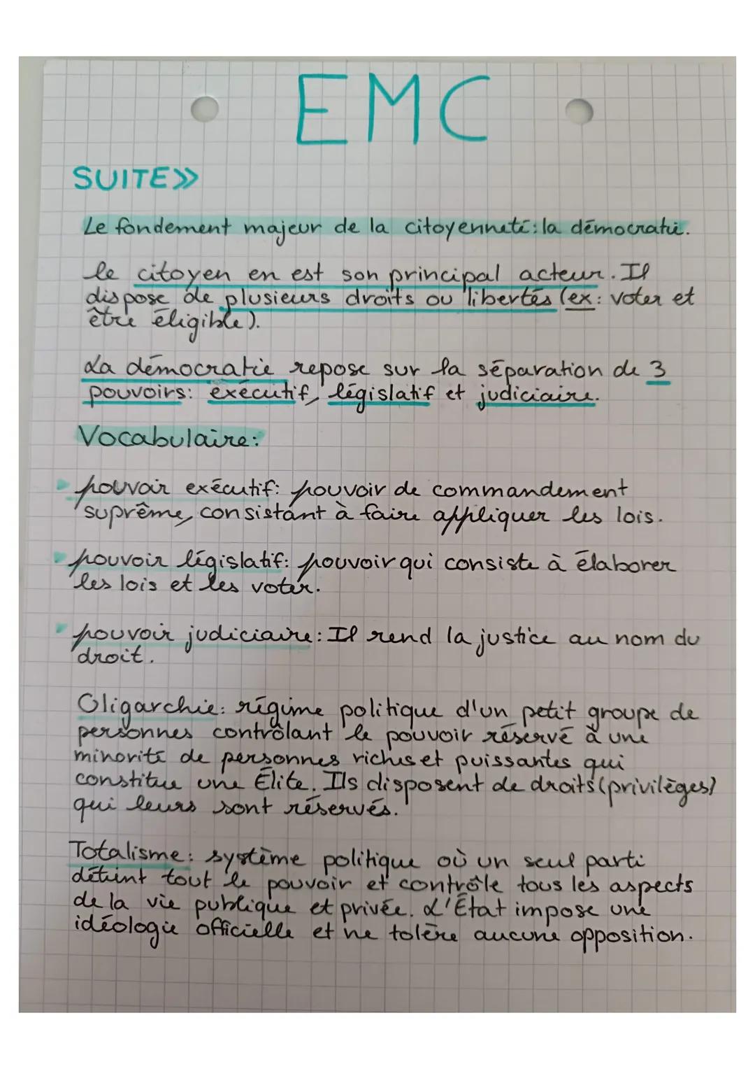 EMC
» Nationalité, citoyennetés française et
européenne.
•
•
Les fondements de la nationalité française.
• Le droit du
sang donne automatiqu
