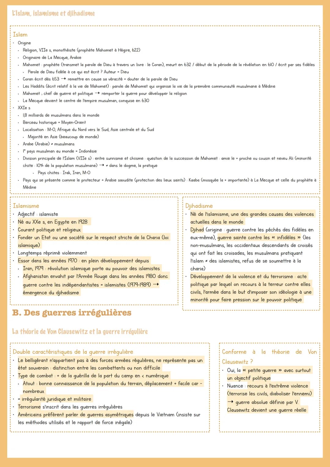 LA
DE LA GUERRE
T1: GUERRES ET PAIX
DIMENSION POLITIQUE
Introduction
À partir du XVIe s: rupture majeure dans l'histoire militaire
Apparitio