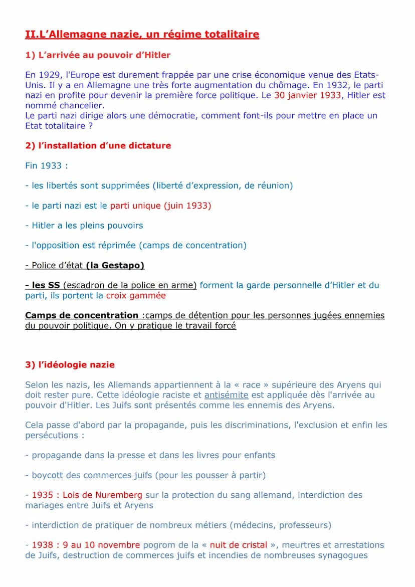 Démocratie et expériences
totalitaires en Europe
Démocratie (du grec : demos le peuple/ kratos : le pouvoir) régime politique dans
lequel le
