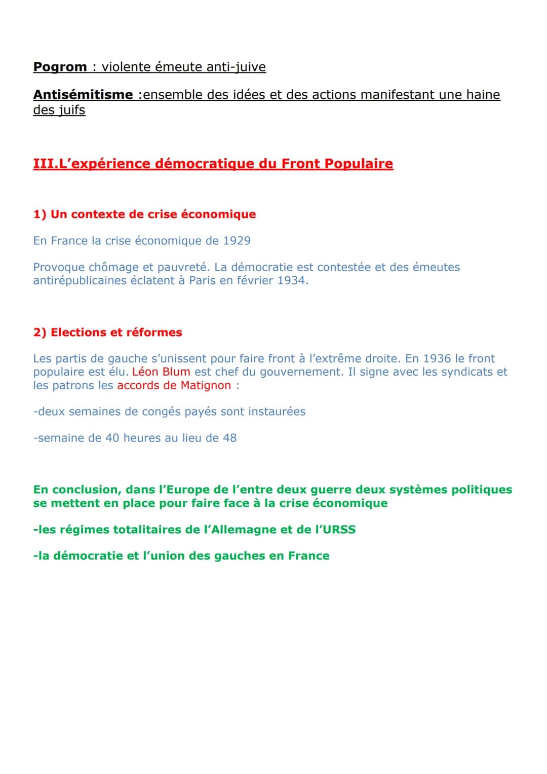 Démocratie et expériences
totalitaires en Europe
Démocratie (du grec : demos le peuple/ kratos : le pouvoir) régime politique dans
lequel le