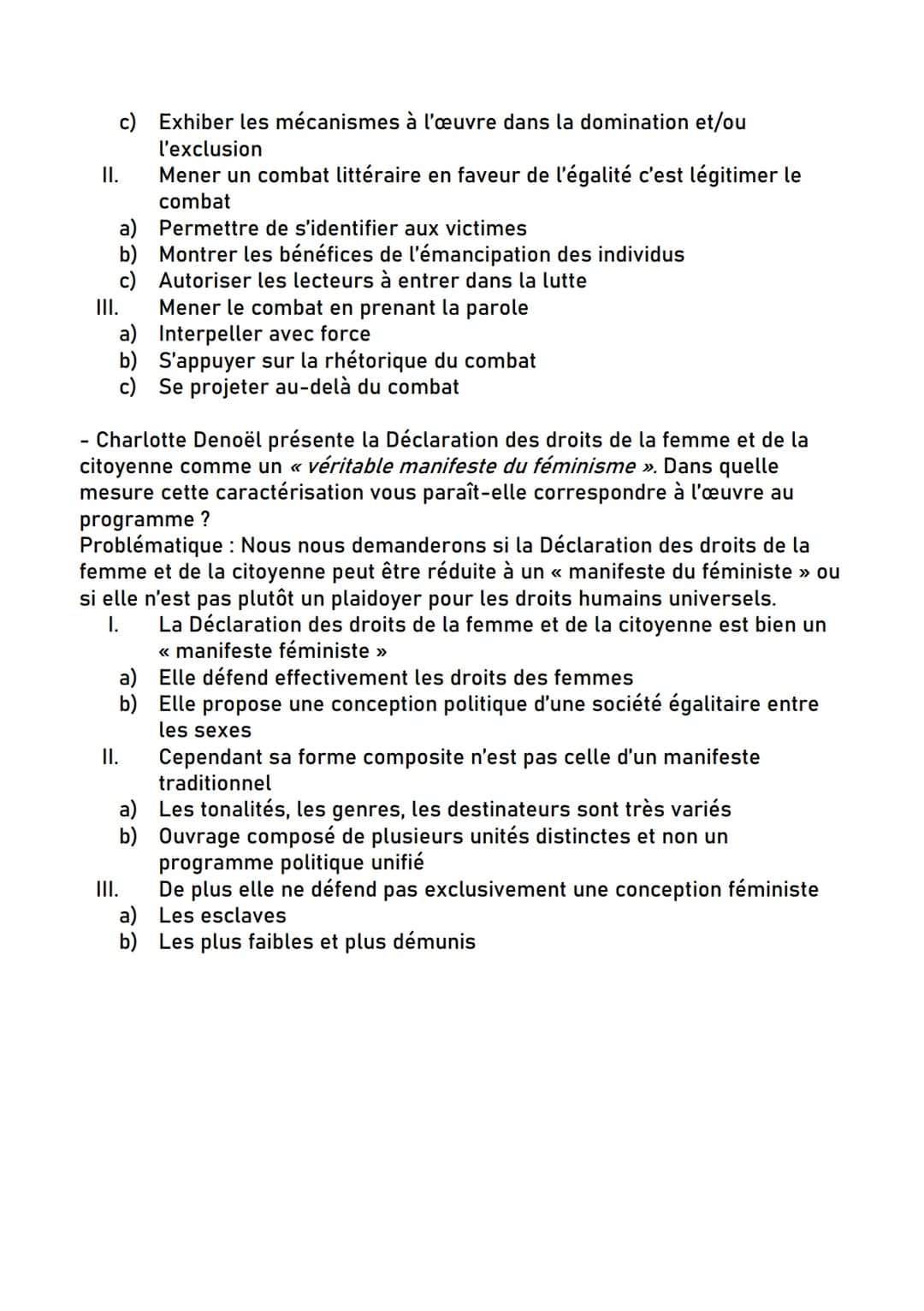 dissertation parcours εcrire et combattre pour l'égalité
OLYMPE DE GOUges
Olympe de Gouges:
- Marie Gouze 1748-1793
- famille de petite bour