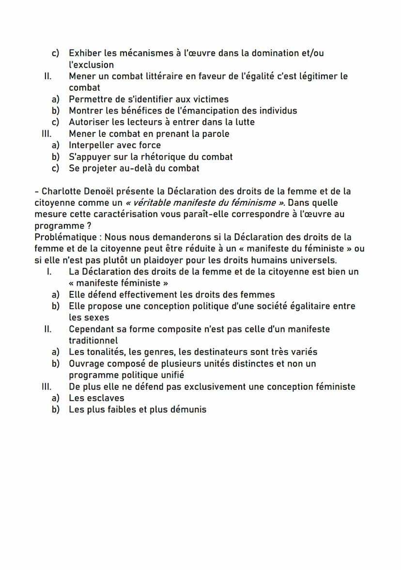 dissertation parcours εcrire et combattre pour l'égalité
OLYMPE DE GOUges
Olympe de Gouges:
- Marie Gouze 1748-1793
- famille de petite bour