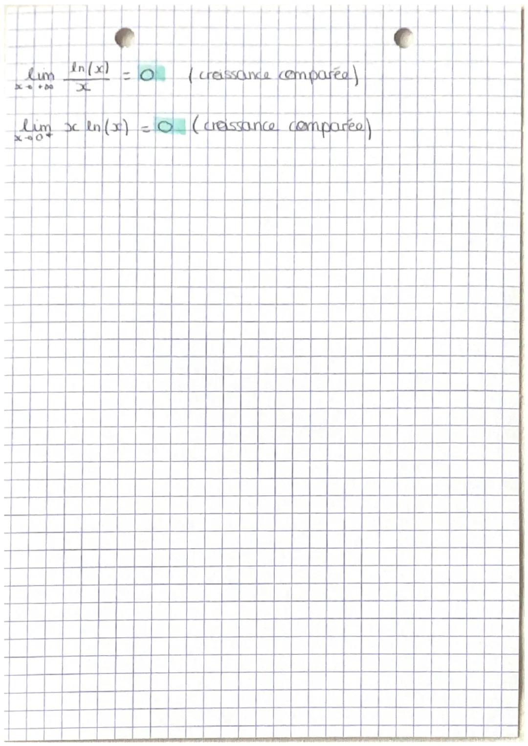 chapitre 8
la fonction :
XO
Df = ]0; +00 [
1 - Calculs: abso
+
In(a) + ln (b) = ln (ab)
In(a)- In (b) = ln (2)
In/a²) = nx in (a)
In (1)
Int