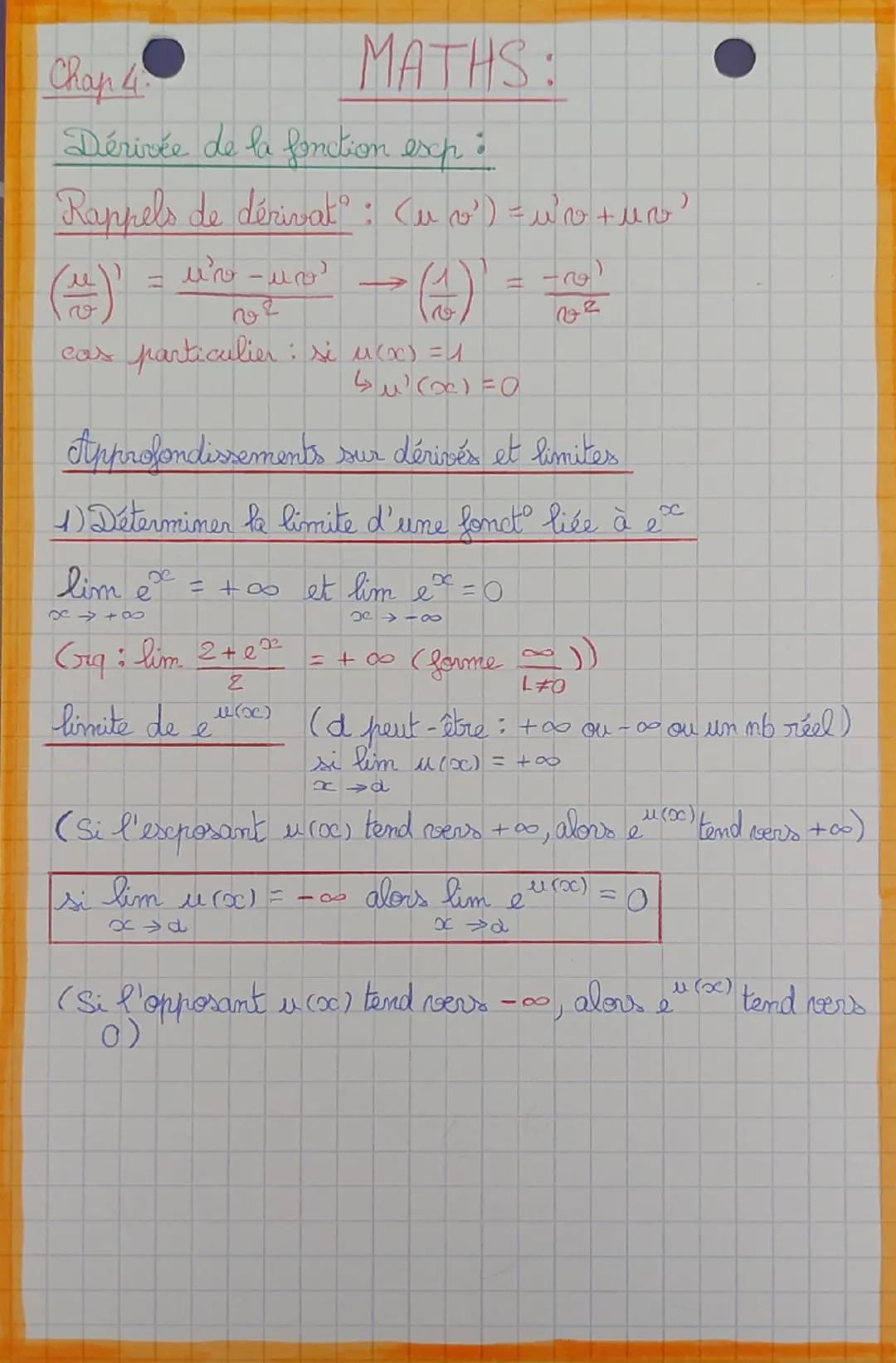 # MATHS

Chap 4: Pontions excponentielles

α€]0; +∞[ $a^n \rightarrow$ suite géo $a^0 = 1$

| x   | 0 | 1 | 2 | 3 | 4  |
| --- | - | - | - |