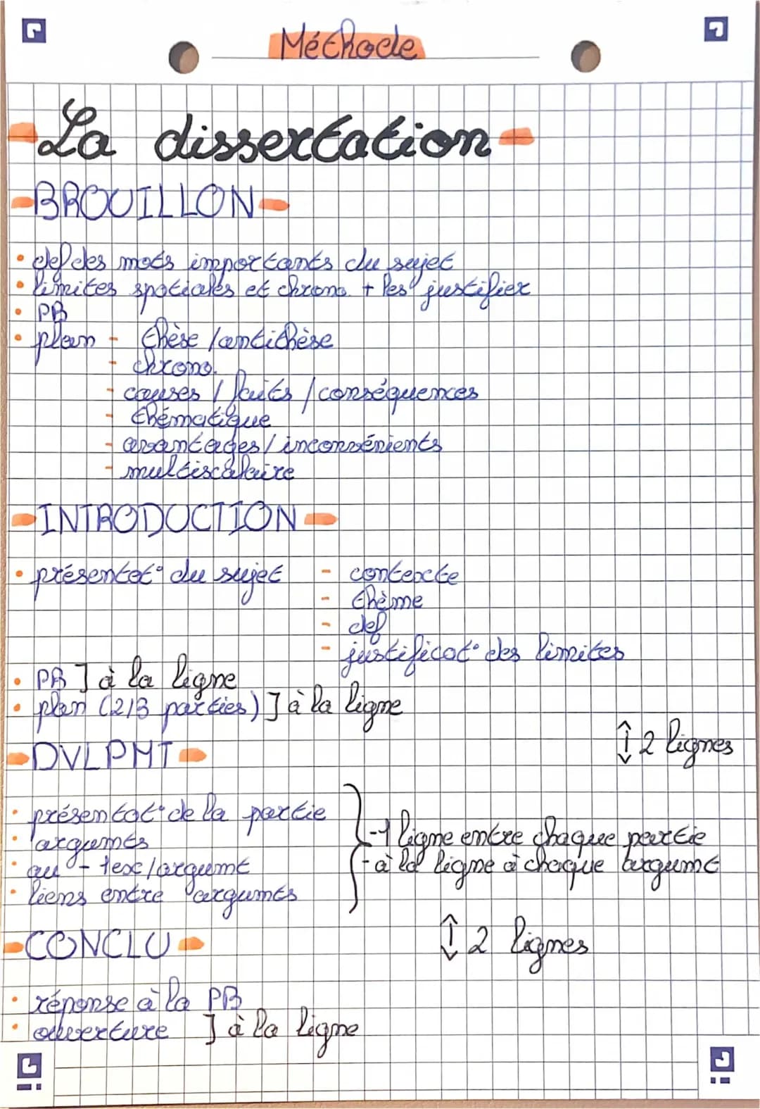 Méthodologie dissertation HGGSP Terminale - PDF, Exemples, et Corrigés