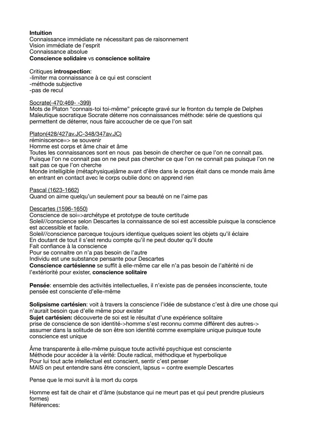 Chapitre 1 La Conscience et l'inconscient

Étymologie de la conscience: "cum" avec et "sciens/scientia" connaissance/savoir

Conscience//con