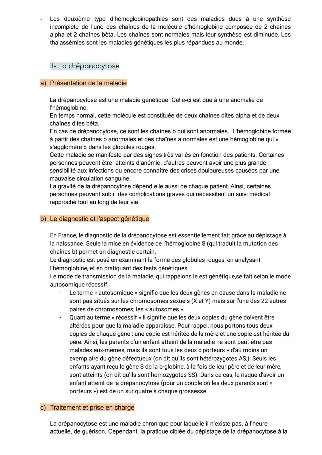 LES HÉMOGLOBINOPATHIES
Introduction
Bonjour, nous allons vous présenter notre exposé portant sur les maladies liées à l'hémoglobine,
appelée
