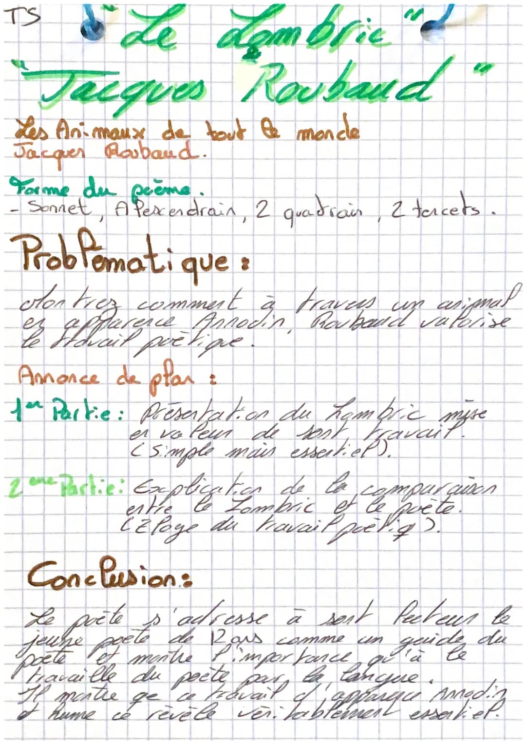 Techera
Revision
16 Textes T1² Elévation
Sleen et Idéal
& Pener du Map - 1857
dire
Poeme
S quatrain, d' Alexandrins
Poeme lyrique
ème
vers
с