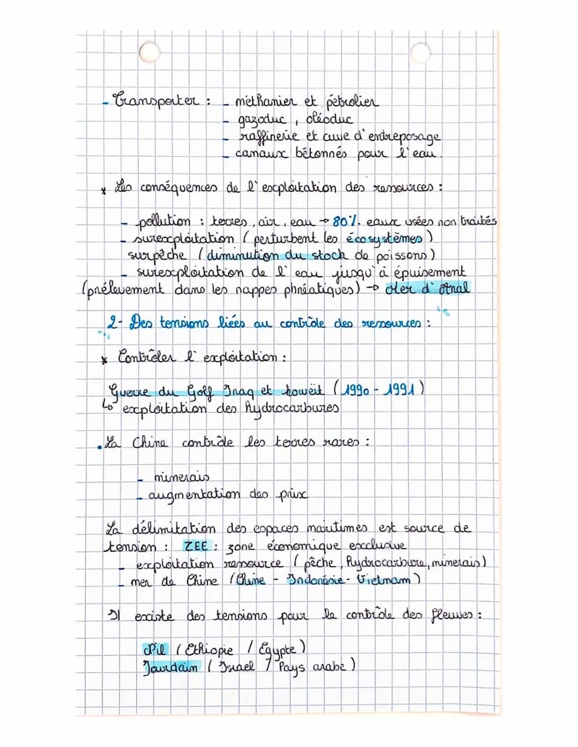 GeoCENARITRO
• Des ressources majeures sous pression:
• Chicronnement fragile et orucial
vaste forêt tropicale.
- biodiversite
riche en ress