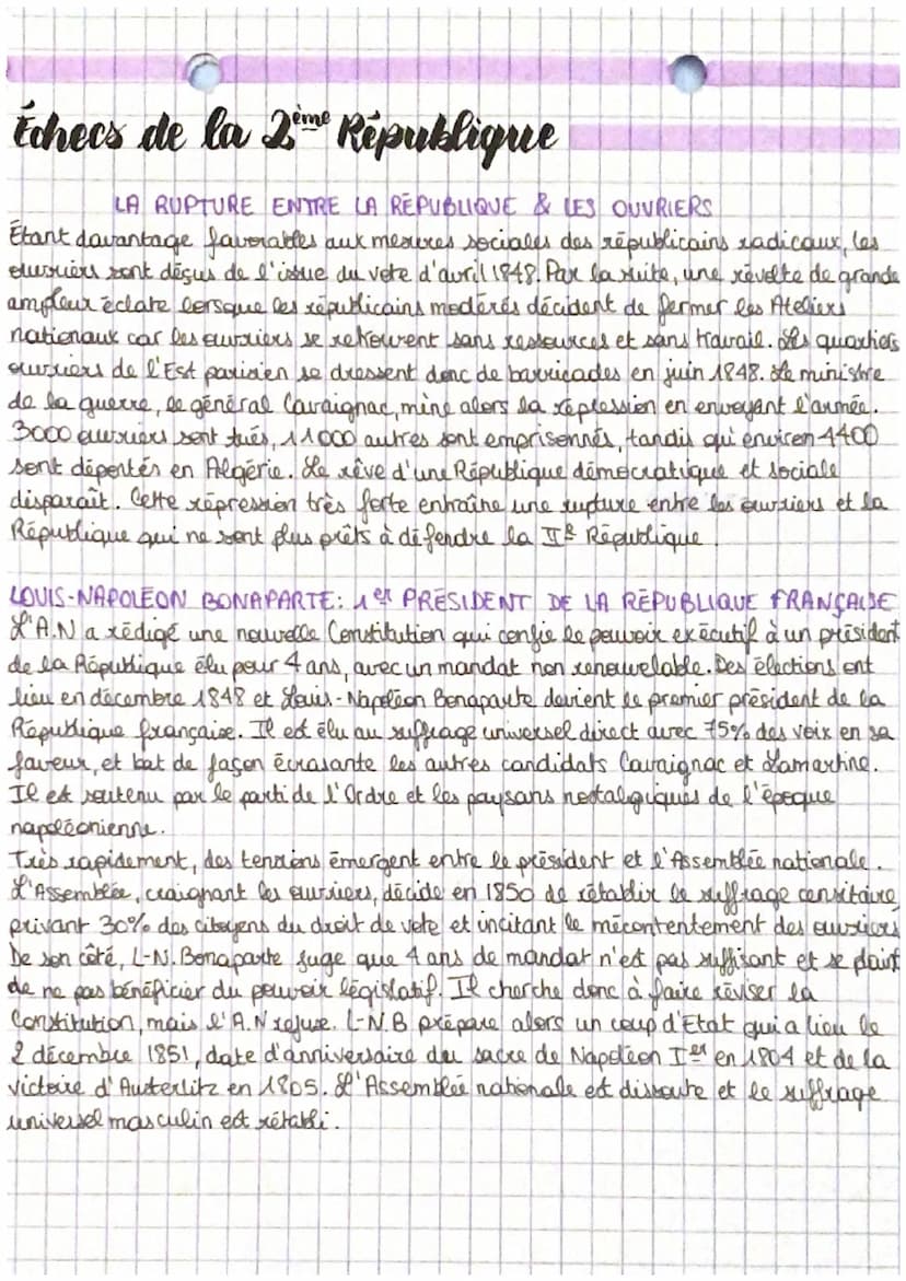 I figublique HISTOIRE
Du 22 au 24 février 1848, à Paris, une révolution entraîne la chute de Louis-Phi-
-lippe et de la menarchie de Juillet