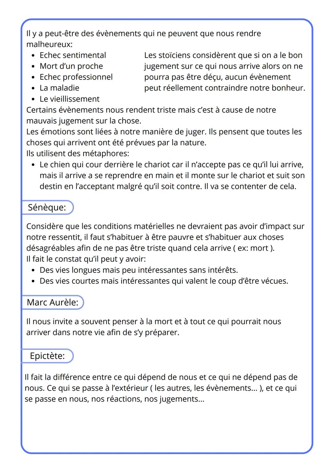 Philosophie
Chapitre 1: Le bonheur (la conscience, le temps)
Calliclès:
La stratégie la plus simple est d'assouvir tous ses désirs et
d'ench