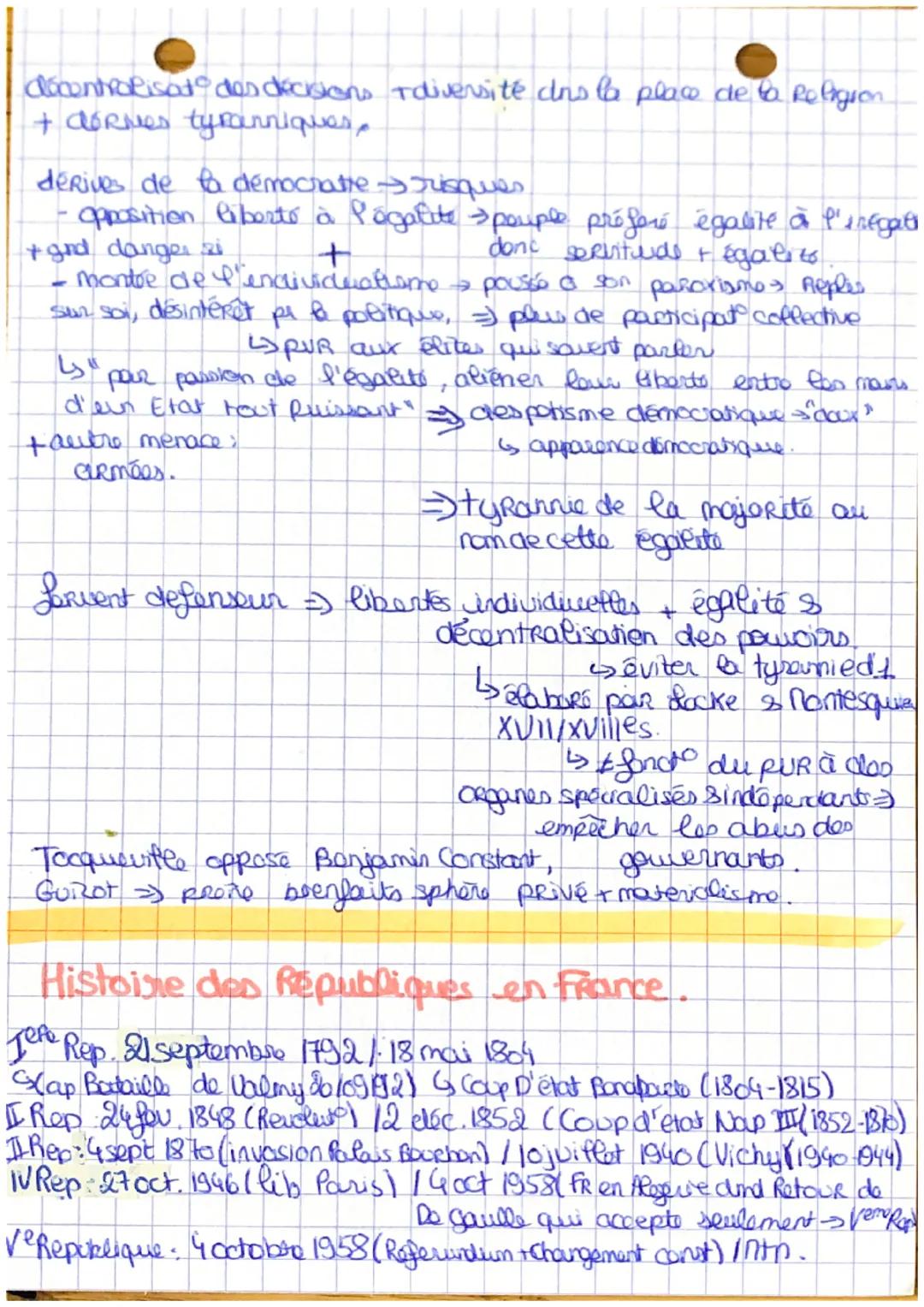 ● Enc-
La Vome République
et son évolution.
La démocratie, fes démocraties.
xémocrate demokRaha -) pavoin: Krotos
a "au priple": demos?
démo