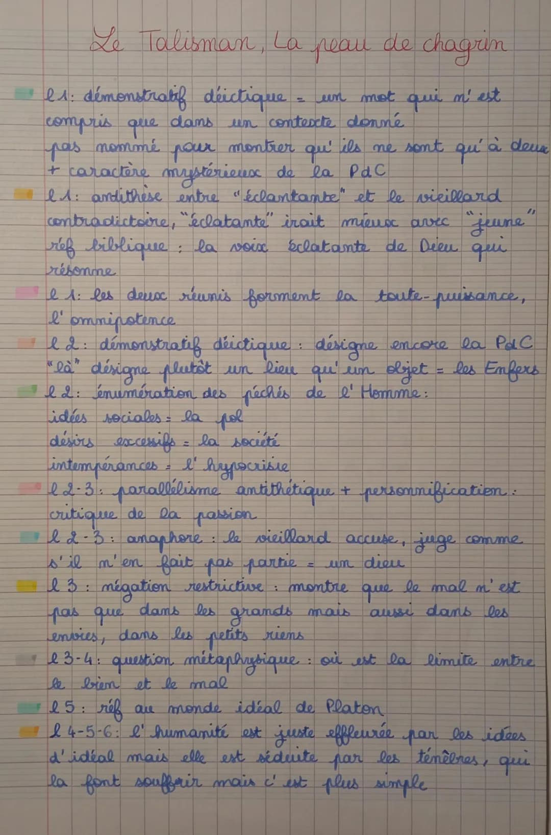 LECTURE ANALYTIQUE : LE TALISMAN, La Peau de chagrin de Balzac
passe
Cet extrait se situe au début de la première partie de la Peau de Chagr