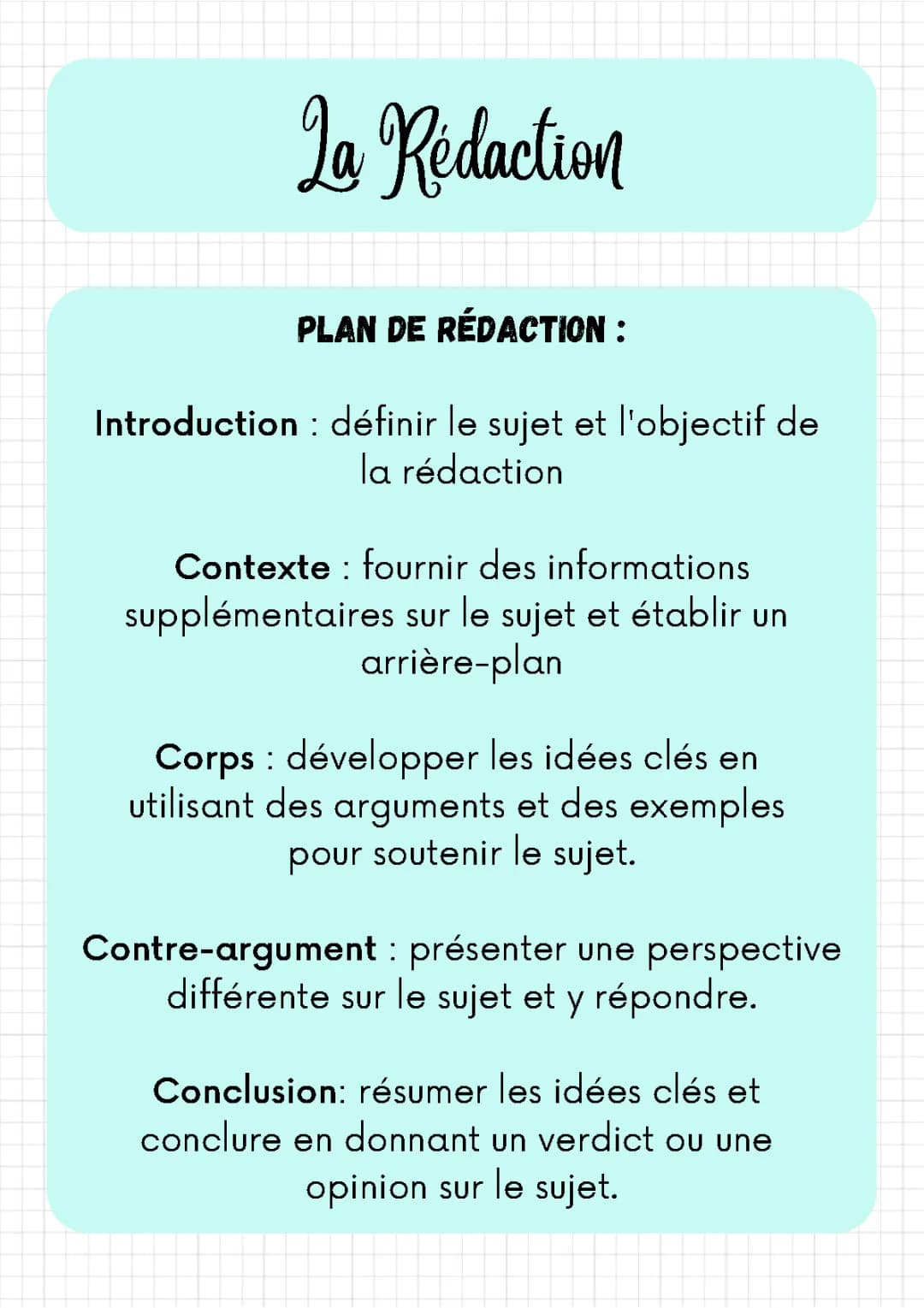 Comment Faire Une Rédaction en Français : Méthodologie et Exemples PDF