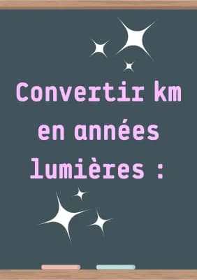 Know Convertir les km en années lumières thumbnail