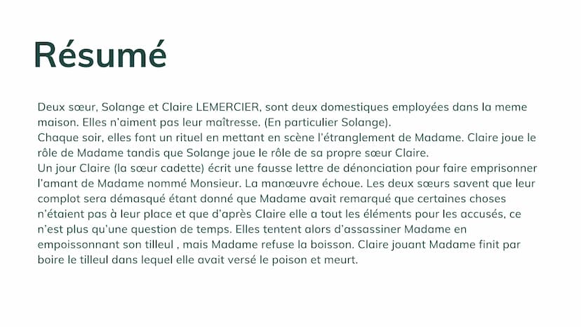 TEXTE INTEGRAL
et DOSSIER
CLASSICOLYCÉE
Les Bonnes
Jean Genet
BELIN GALLIMARD
Les bonnes -
Jean GENET
RAJALATHAN ABISHIGA 1F Jean Genet
NÉ A