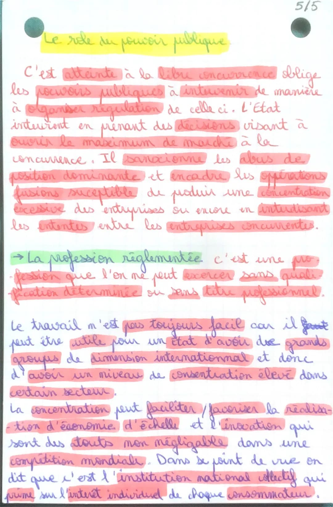 SES: principales sources
de pouvoir de marche ?
•Dans la realite AUCUN marché est de concurrence, pure et
parfaite.
• Des qu'il y a une dis 