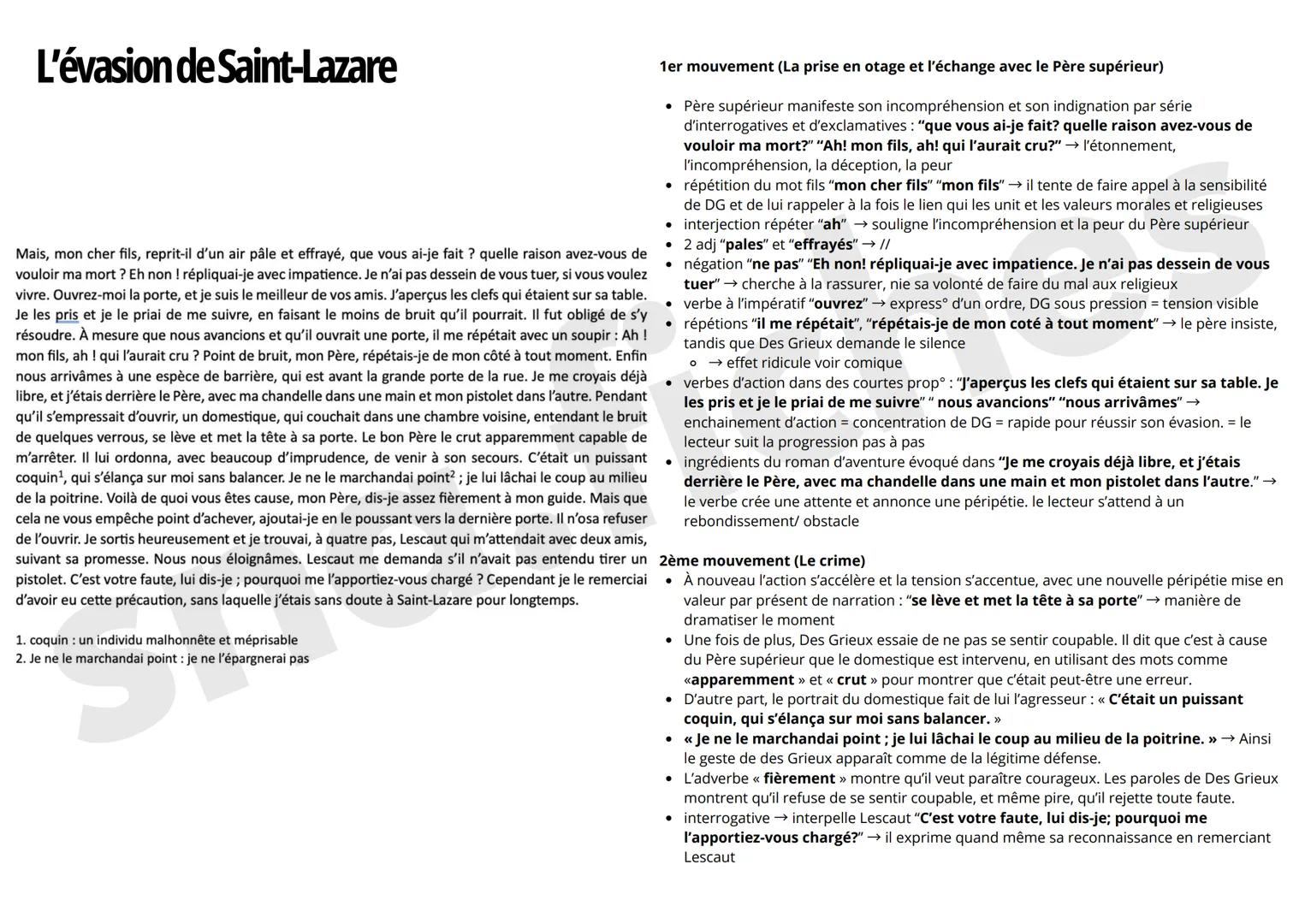 L'évasion de Saint-Lazare
Mais, mon cher fils, reprit-il d'un air pâle et effrayé, que vous ai-je fait ? quelle raison avez-vous de
vouloir 
