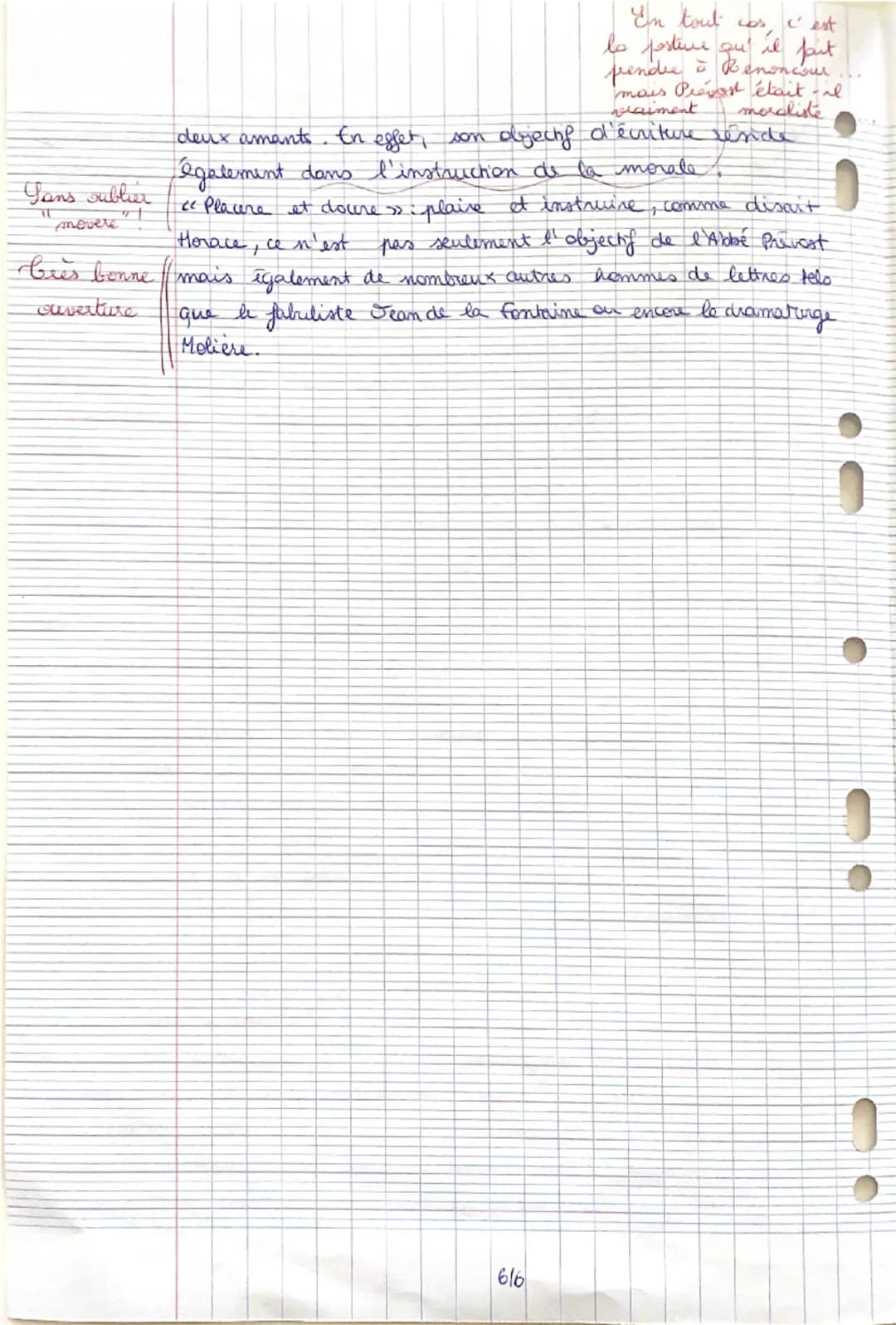 2. DISSERTATION (20 POINTS)
Objet d'étude : Le roman et le récit du Moyen Âge au XXIe siècle.
(Euvre Abbé Prévost, Manon Lescaut.
Parcours p