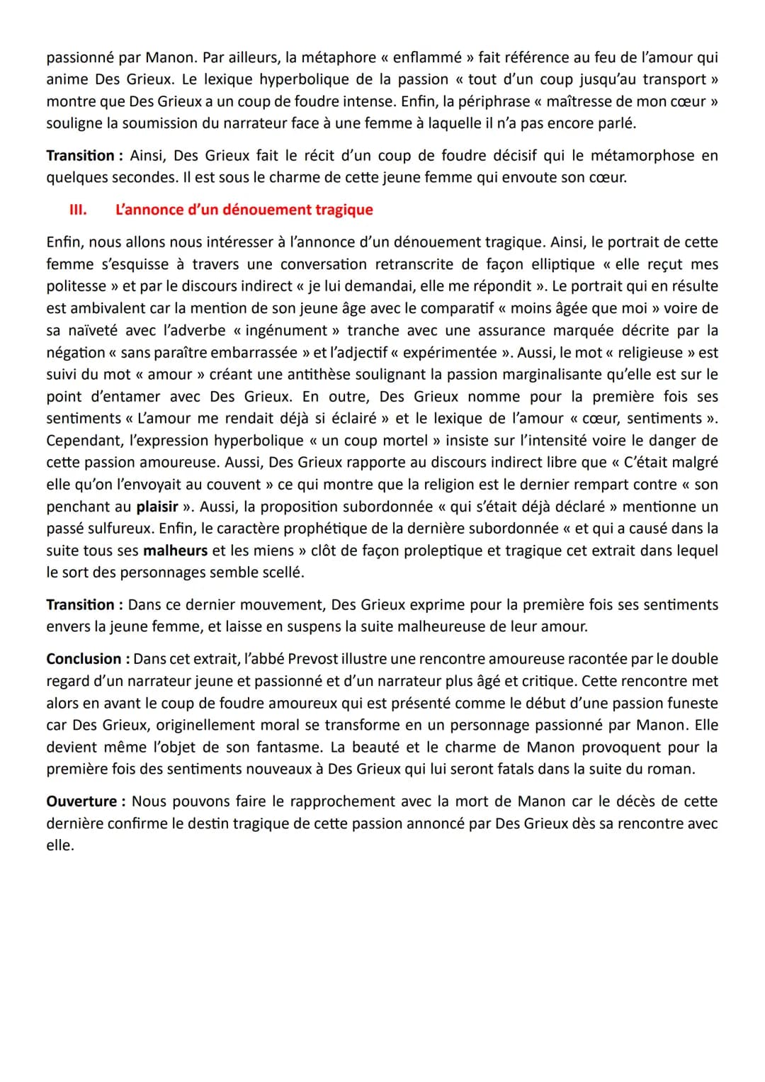 MANON LESCAUT : La rencontre à Amiens
Introduction: Antoine-François Prévost embrasse une carrière ecclésiastique en 1721 et commence
à rédi