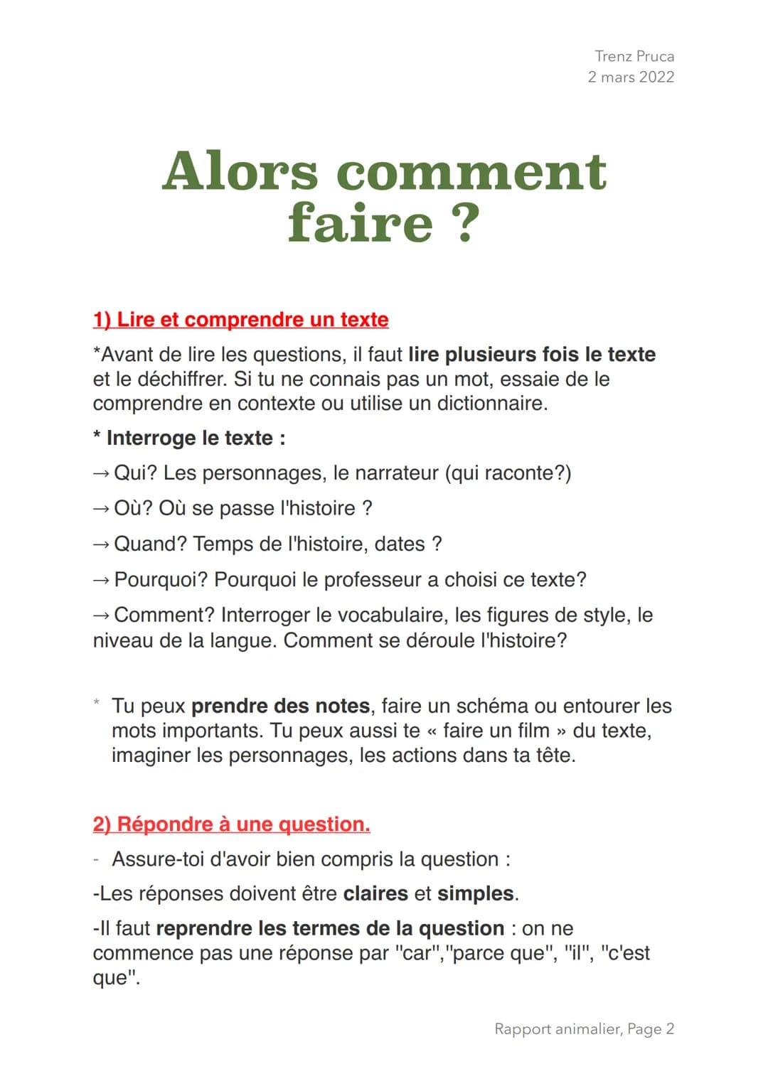 Répondre à des
questions sur un
texte
Tout types de textes (Philo, français..)
La Republique assure la liberté de conscience. Elle ga-
ranti