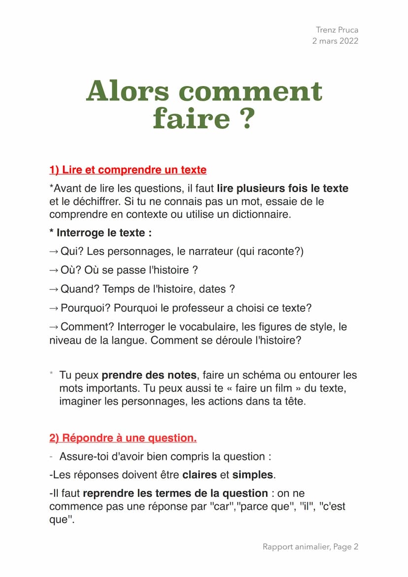 Répondre à des
questions sur un
texte
Tout types de textes (Philo, français..)
La Republique assure la liberté de conscience. Elle ga-
ranti