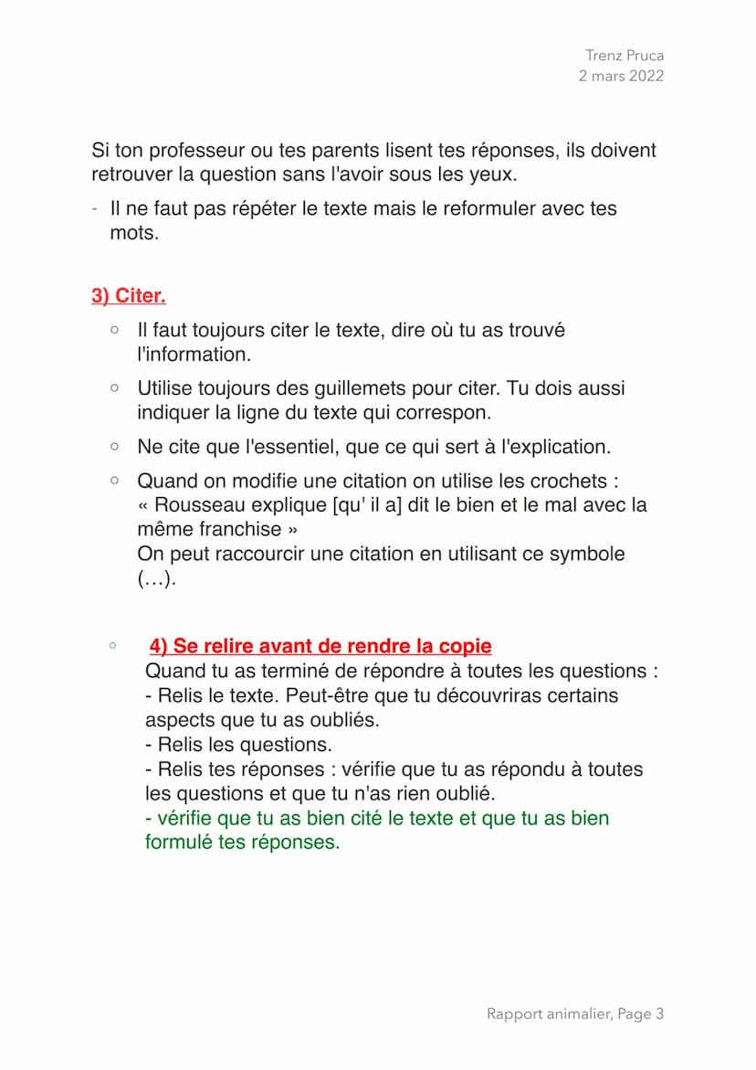 Répondre à des
questions sur un
texte
Tout types de textes (Philo, français..)
La Republique assure la liberté de conscience. Elle ga-
ranti