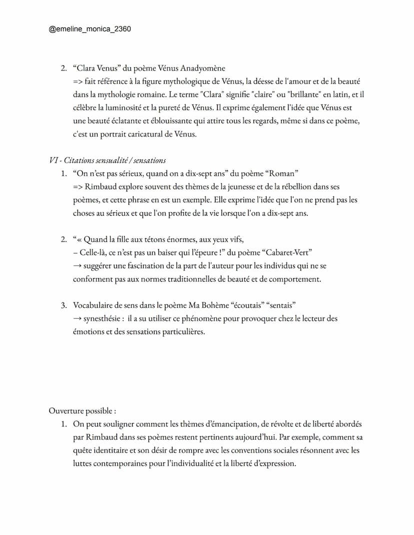 @emeline_monica_2360
Fiche de citations Les Cahiers de Douai - Arthur Rimbaud
(14 citations)
I- Citations: critique religieuse
1. "Il ressus