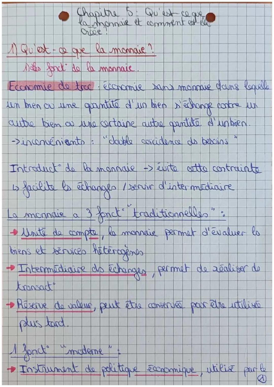 Qu'est-ce que la monnaie et comment est-elle créée 
