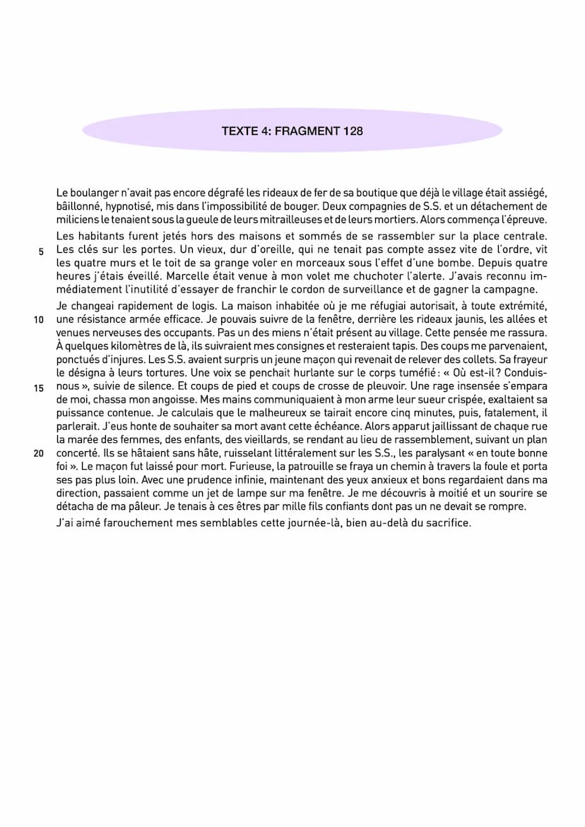 Objet d'étude: La poésie du XIXe et XXIe siècle
Fiche d'identité de l'œuvre
Titre: Feuillets d'Hypnos
Auteur: René Char
Date: 1946
SEQ 2: Le