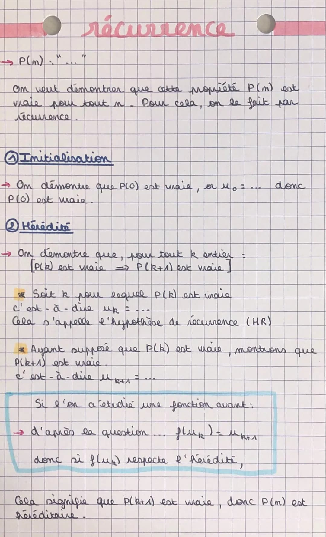 Amuse-toi avec la démonstration par récurrence : exercices et PDF