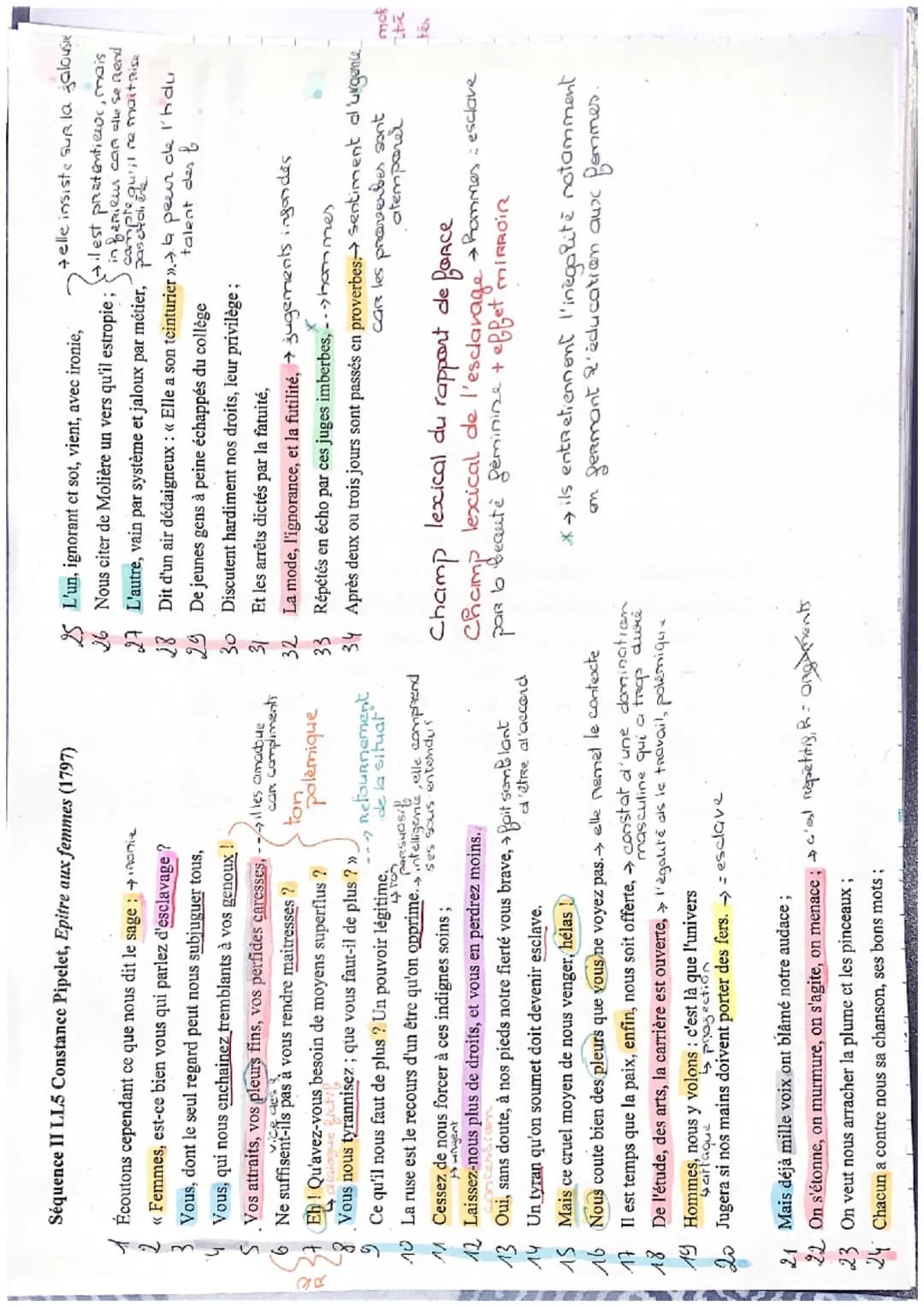 7
es poè
les
et pre
da
"Epitre aux femmes &
Introduction:
en 47971
Constance Piperet par son épitre, soit une lettre en
vers prend part à la