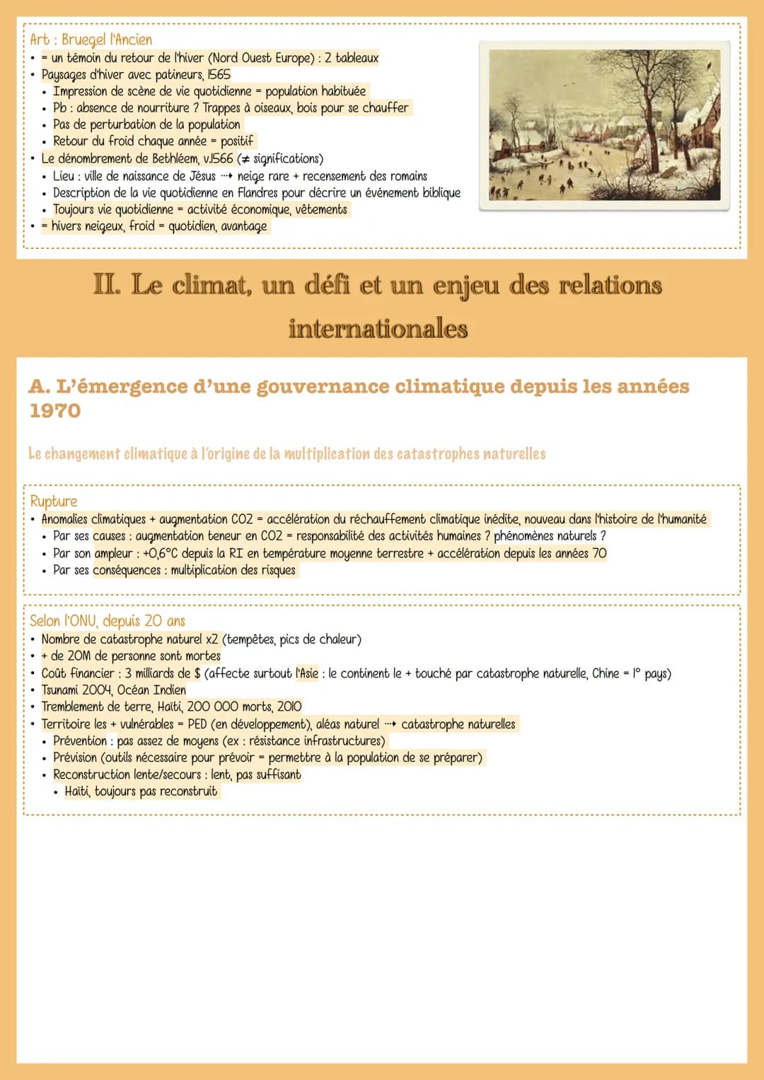 LE CHANGEMENT CLIMATIQUE
APPROCHE HISTORIQUE
T4: L'ENVIRONNEMENT, ENTRE EXPLOITATION
ET PROTECTION : UN ENJEU PLANÉTAIRE
Introduction
Change