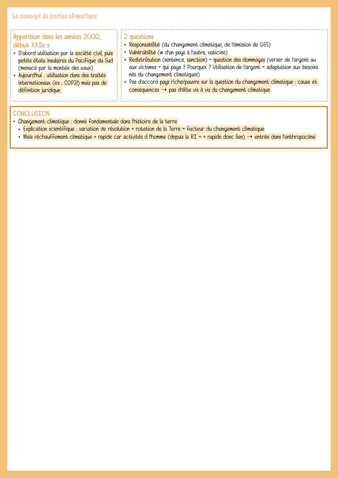 LE CHANGEMENT CLIMATIQUE
APPROCHE HISTORIQUE
T4: L'ENVIRONNEMENT, ENTRE EXPLOITATION
ET PROTECTION : UN ENJEU PLANÉTAIRE
Introduction
Change