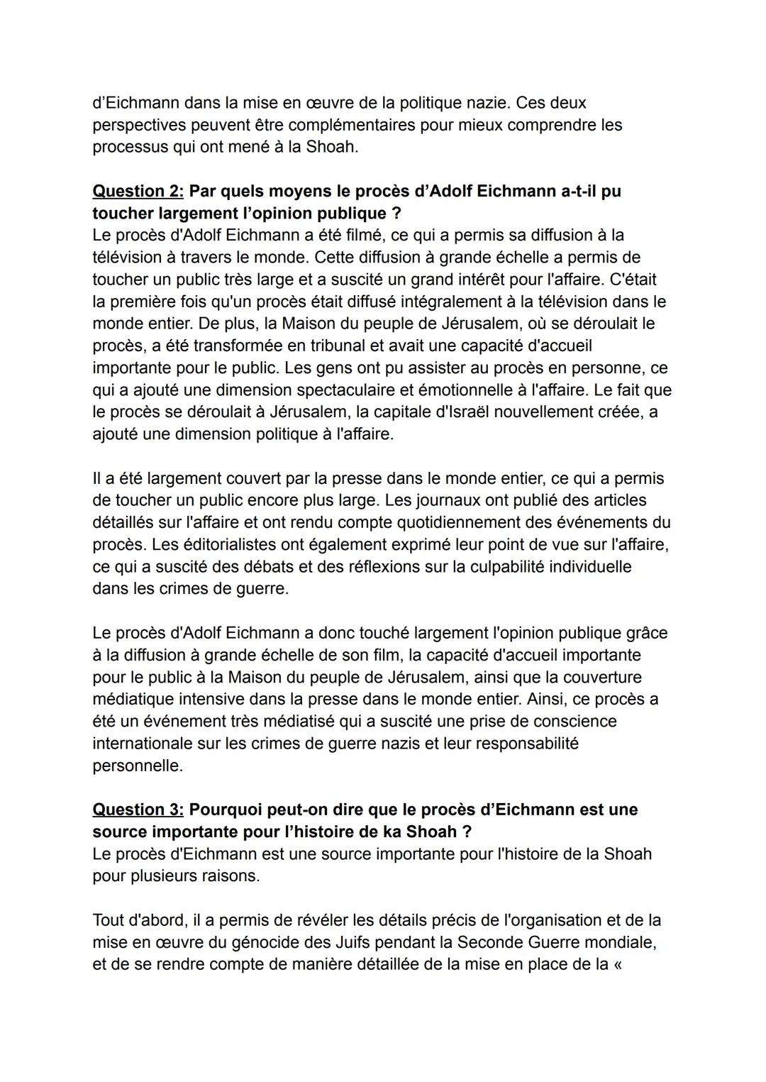 -DM HGGSP-

Question 1: Analysez les différentes interprétations qui ont pu exister au
sujet de la responsabilité d'un individu comme Adolf 
