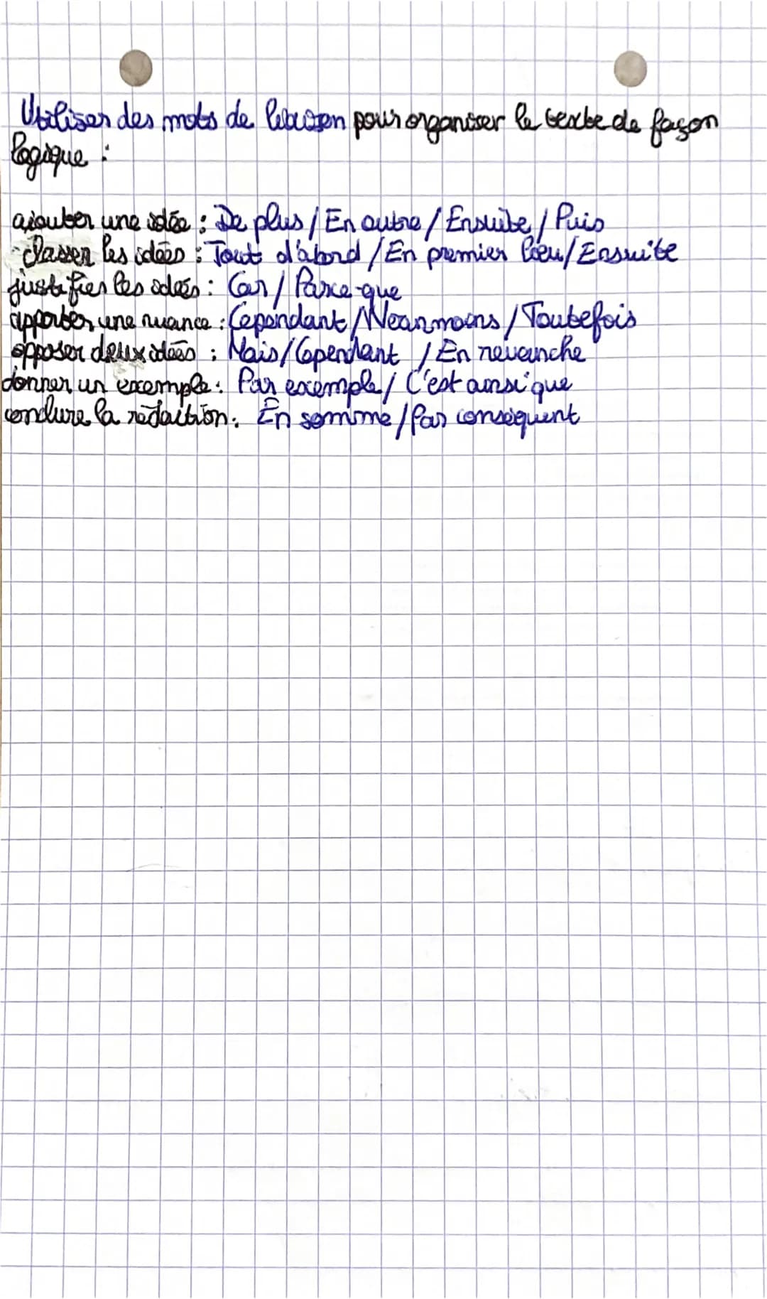 FICHE NÉTHODE
le developpement construit
Un développement construit est une réponse argumentée et organisée
à un sujet, il se compose de:
AL